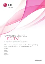 Предварительный просмотр 1 страницы LG LY31 Series Owner'S Manual