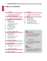 Preview for 2 page of LG LY33 Series Owner'S Manual