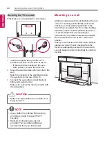 Предварительный просмотр 20 страницы LG LY75 Series Owner'S Manual