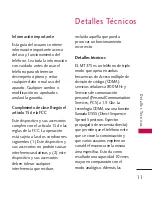 Preview for 12 page of LG Lyric MT375 (Spanish) Manual Del Usuario