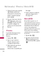 Preview for 55 page of LG Lyric MT375 (Spanish) Manual Del Usuario