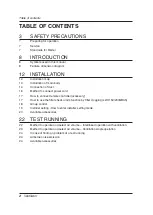 Preview for 2 page of LG LZ-H025GBA4 Installation Manual