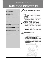 Preview for 2 page of LG LZ-H0356BA0 Owner'S Manual