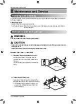 Preview for 14 page of LG LZ-H050GBA2 Owner'S Manual