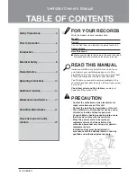 Preview for 2 page of LG LZ-H050GXH0 Owner'S Manual