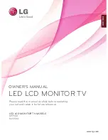 Предварительный просмотр 1 страницы LG M1950A Owner'S Manual