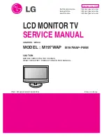 LG M197WAP Service Manual preview