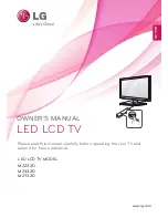 Preview for 2 page of LG M2232D Owner'S Manual