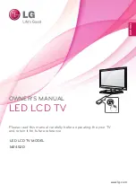 Предварительный просмотр 1 страницы LG M2452D Owner'S Manual