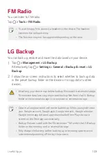 Предварительный просмотр 104 страницы LG M250F User Manual