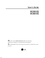 Preview for 1 page of LG M2900S User Manual