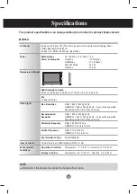 Предварительный просмотр 30 страницы LG M2901S Owner'S Manual