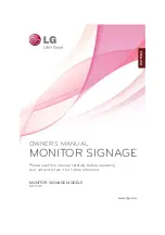 Preview for 2 page of LG M3704C Owner'S Manual