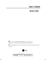 LG M4210D User Manual предпросмотр