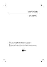 Предварительный просмотр 2 страницы LG M4224C User Manual