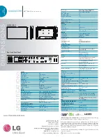 Предварительный просмотр 2 страницы LG M4224CCBH Brochure & Specs