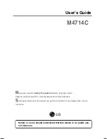 LG M4714C User Manual preview