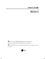 Preview for 1 page of LG M5201Cs User Manual