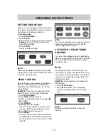 Предварительный просмотр 10 страницы LG MA7005ST Owner'S Manual & Cooking Manual