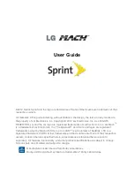 Preview for 1 page of LG MACH User Manual