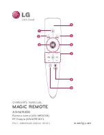 LG MAGIC REMOTE AN-MR300 Owner'S Manual предпросмотр