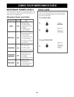 Предварительный просмотр 12 страницы LG MAR1140W Manual