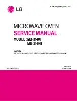 LG MB-314XB Service Manual предпросмотр