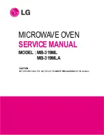 LG MB-319ML Service Manual предпросмотр