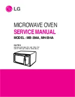 LG MB-394A Service Manual preview