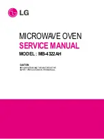 Предварительный просмотр 1 страницы LG MB-4322AH Service Manual