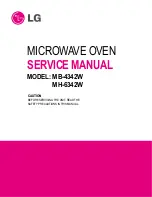 LG MB-4342W Service Manual preview