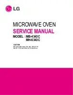 Preview for 1 page of LG MB-4343C Service Manual