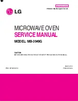 Предварительный просмотр 1 страницы LG MB3949G Service Manual