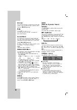 Preview for 22 page of LG MBD-K102Q Owner'S Manual