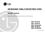 Предварительный просмотр 1 страницы LG MC-7644A Owner'S Manual