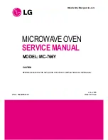 Предварительный просмотр 1 страницы LG MC-766Y Service Manual