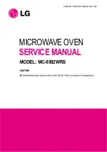 Предварительный просмотр 1 страницы LG MC-8082WRS Service Manual