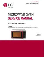 Предварительный просмотр 1 страницы LG MC2841SPS Service Manual