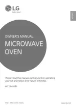 LG MC2844EB Owner'S Manual preview