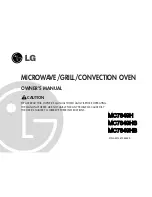 Preview for 1 page of LG MC7849H Owner'S Manual