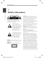 Preview for 2 page of LG MCS435F Owner'S Manual