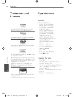 Предварительный просмотр 44 страницы LG MDT505 Owner'S Manual