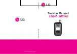 LG ME240 Service Manual preview