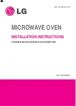 LG MFL06208704 Installation Instructions Manual preview