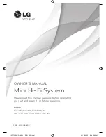 Preview for 1 page of LG MFL63284608 Owner'S Manual