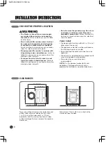 Предварительный просмотр 8 страницы LG MFL63288672 User'S Manual & Installation Instructions