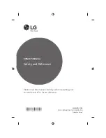 LG MFL68702414 Safety And Reference предпросмотр