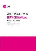 LG MG-553MD Service Manual preview