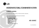 LG MG-604WZ Owner'S Manual preview