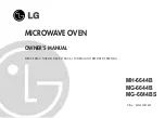 Preview for 1 page of LG MG-6644B Owner'S Manual